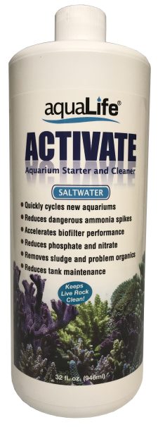 Activate Saltwater 32 oz Aquarium Starter and Cleaner