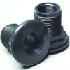 Tank Adapter 1" Thread by Thread AKA Bulkhead Black