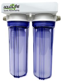 aquaLife Dual Canister Media Reactor Bundle kit with Sicce Pump - Image 2