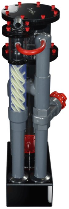 Bashsea Twisted Skimmer 6-30 up to 225 Gallons Black/Red - Image 2