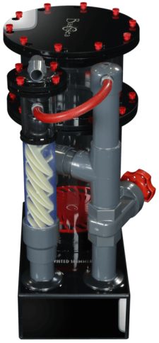 Bashsea Twisted Skimmer 8-24 up to 300 Gallons Black/Red - Image 2