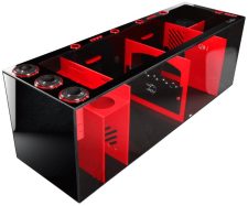 Bashsea SS-48 Signature Series Sump Black/Red 48"x15"x16" Ferrari