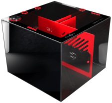 Bashsea SS-Cube Signature Series Sump Black/Red 20"x20"x16" Ferrari