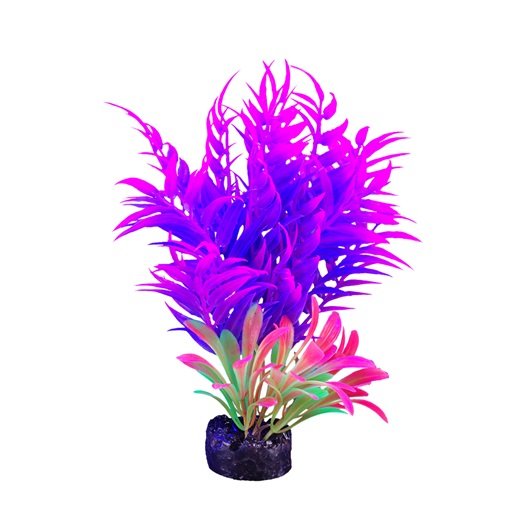 Marina iGlo Plant Purple and Pink 5.5in - Aquarium Connection