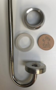 Stainless CO2 Diffuser w/ 6 mm Clip - 7.87" long - Image 4