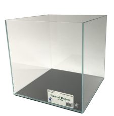 Pure 45 Degree 7.13 Gal. (LI) Ultra Clear Aquarium 11.8x11.8x11.8" with Mat 30x30x30cm