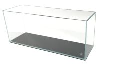 Serene 45 Degree 3 Gal. Mini Bookshelf (LI) Ultra Clear Aquarium 17.7" x 5.5" x 7.1" with Mat 35A 45x14x18cm