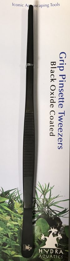 Grip Pinsette Tweezers - Black Oxide - 10" - Image 4