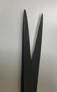 Straight Trimming Scissors - Black Oxide - 10" - Image 3
