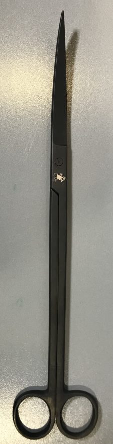 Curved Trimming Scissors - Black Oxide - 10" - Image 2