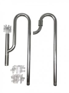 Stainless Inflow and Outflow with Surface Skimmer