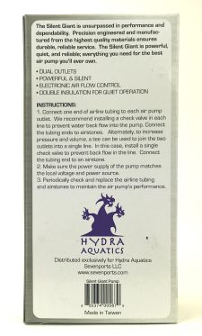 Silent Giant Aquarium Air Pump - Image 2