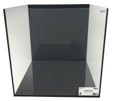 Brilliant Iconic Black Pearl 25 Gallon (LI) Ultra Clear Aquarium 18" x 18" x 18" - Black back & Black silicone - Image 2