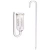 CO2 Glass Bubble Counter with Diffuser and Glass Hanger - Pro Series