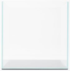 Gem 45 Degree 4 Gal. (LI) Ultra Clear Rimless Aquarium 9.84x9.84x9.84" with Mat 250*250*250 5mm