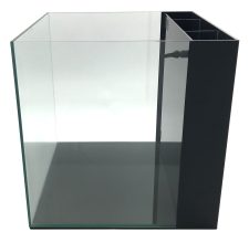 Brilliant 45 Degree 25 Gal. (LI) Ultra Clear Back Filter Aquarium 18" x 18" x 18" with Mat - Image 2