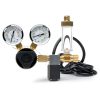 CO2 Regulator, Solenoid Valve, & Bubble Counter