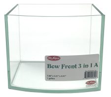 Mini Bow Front 3 in 1 Aquarium A - 1 Gal. 7.08" x 5.51" x 5.91" - Image 2