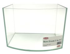 Mini Bow Front 3 in 1 Aquarium C - 3.1 Gal. 11.61" x 7.48" x 8.27" - Image 2