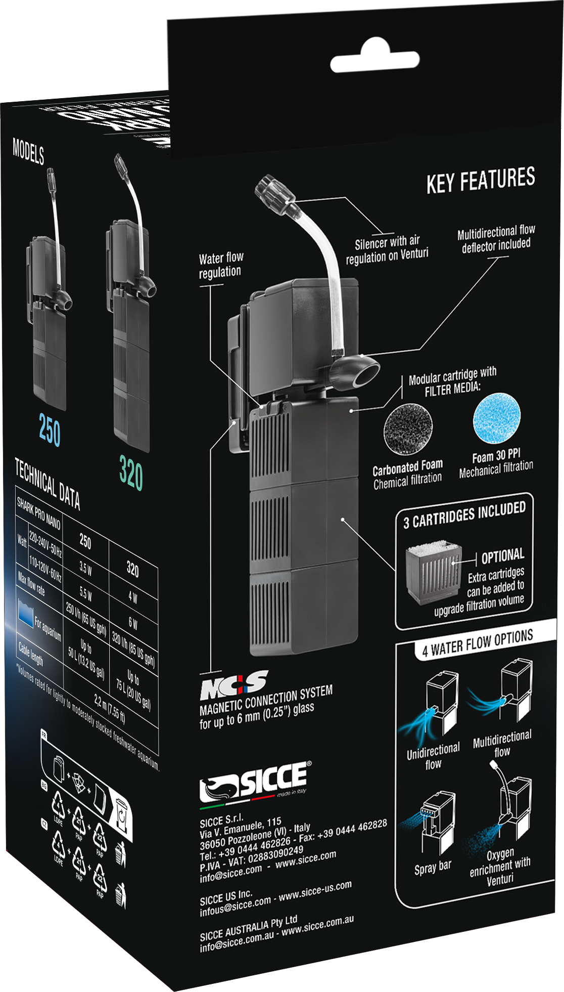 SHARK Pro Nano 320 Internal Filter - Image 12