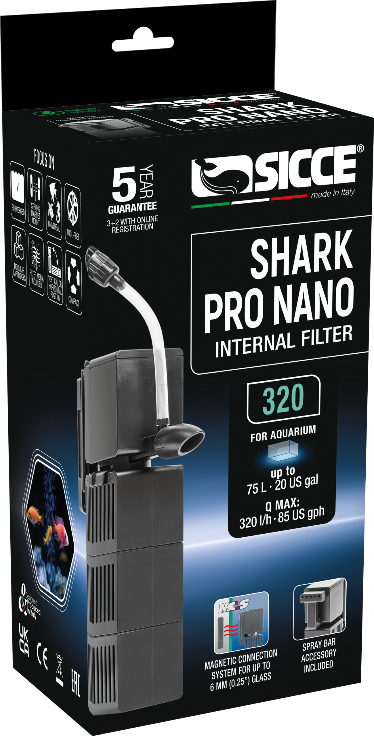 SHARK Pro Nano 320 Internal Filter - Image 13