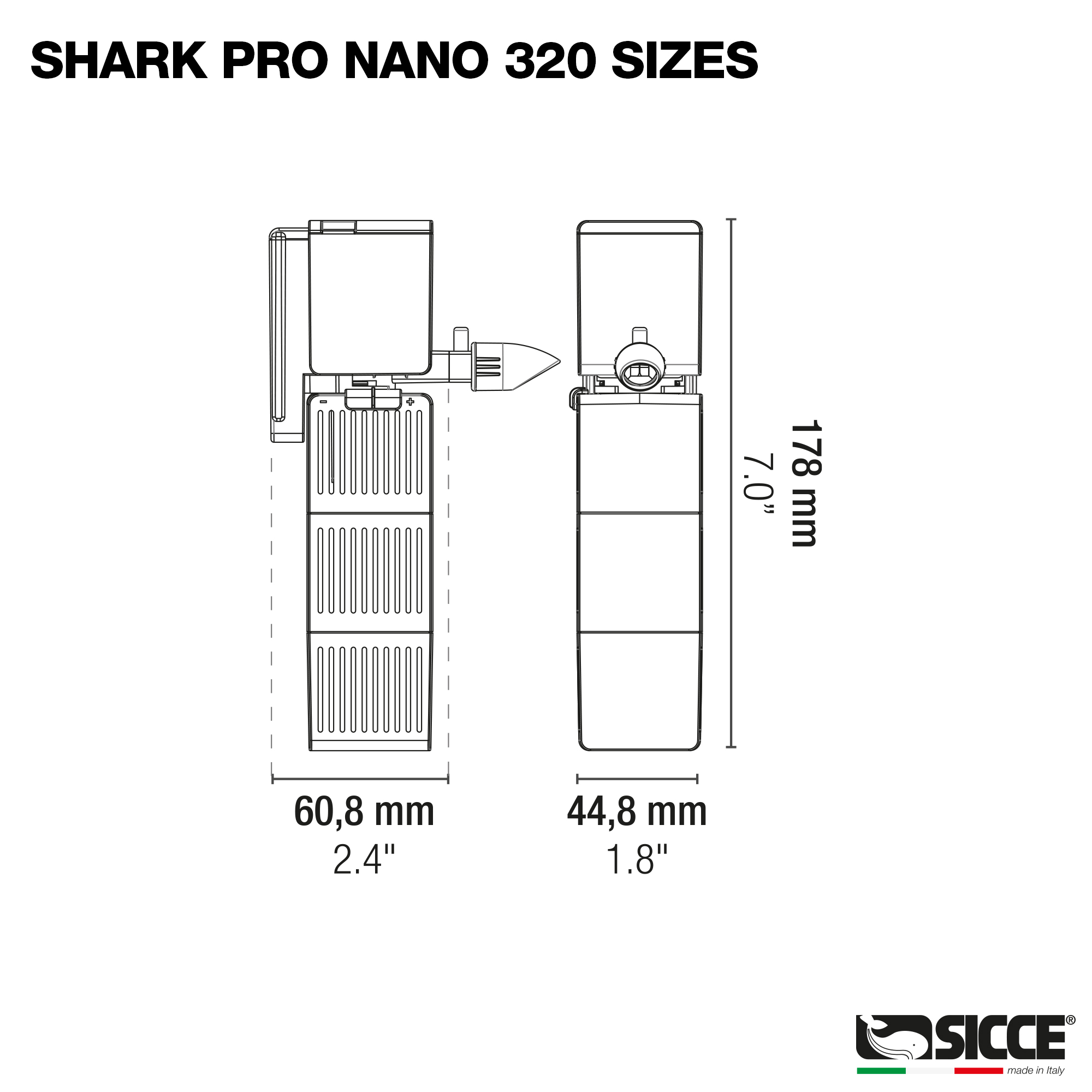 SHARK Pro Nano 320 Internal Filter - Image 14
