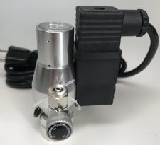 CO2 Regulator - Adjustable Valve + 1 Gauge with Solenoid - Image 3