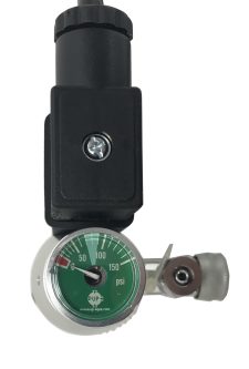 CO2 Regulator - Adjustable Valve + 1 Gauge with Solenoid - Image 7