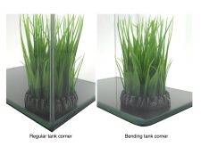 Nano Bending Aquarium A - 3.4 Gal. 11.8" x 7.1" x 9.5" - Sold in set of 4 sizes including A, B, C, D - Image 3