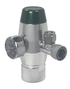 CO2 Omnibus Regulator - Decompression Design with Gauge