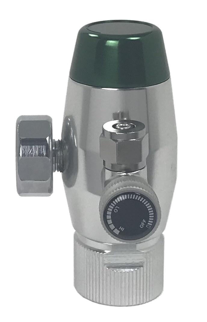 CO2 Omnibus Regulator - Decompression Design with Gauge - Image 2