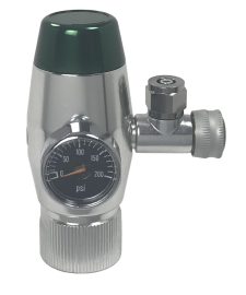 CO2 Omnibus Regulator - Decompression Design with Gauge - Image 3