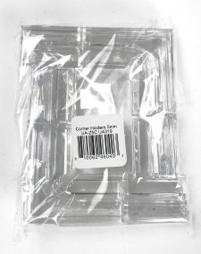 Corner Holders for Rimless Tank Lids - 5mm - set of 4 with Center Clips - Image 3