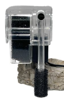 Mini Hang on Filter Clear for Aquariums up to 6 gal