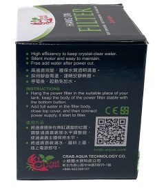 Mini Hang on Filter Clear for Aquariums up to 6 gal - Image 2