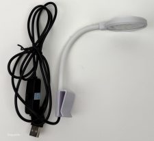 Mini Disc USB LED Clip Light White