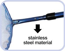 Pro Pond Net Square 16" Blue Telescoping Handle - Image 6